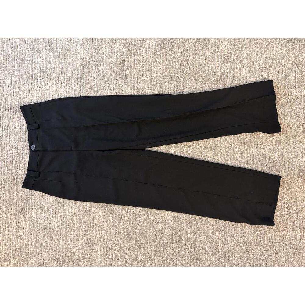 Zara Black Wide-Leg Trousers, Size M